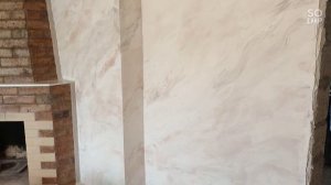 венецианская штукатурка имитация мрамора. мой первый опыт