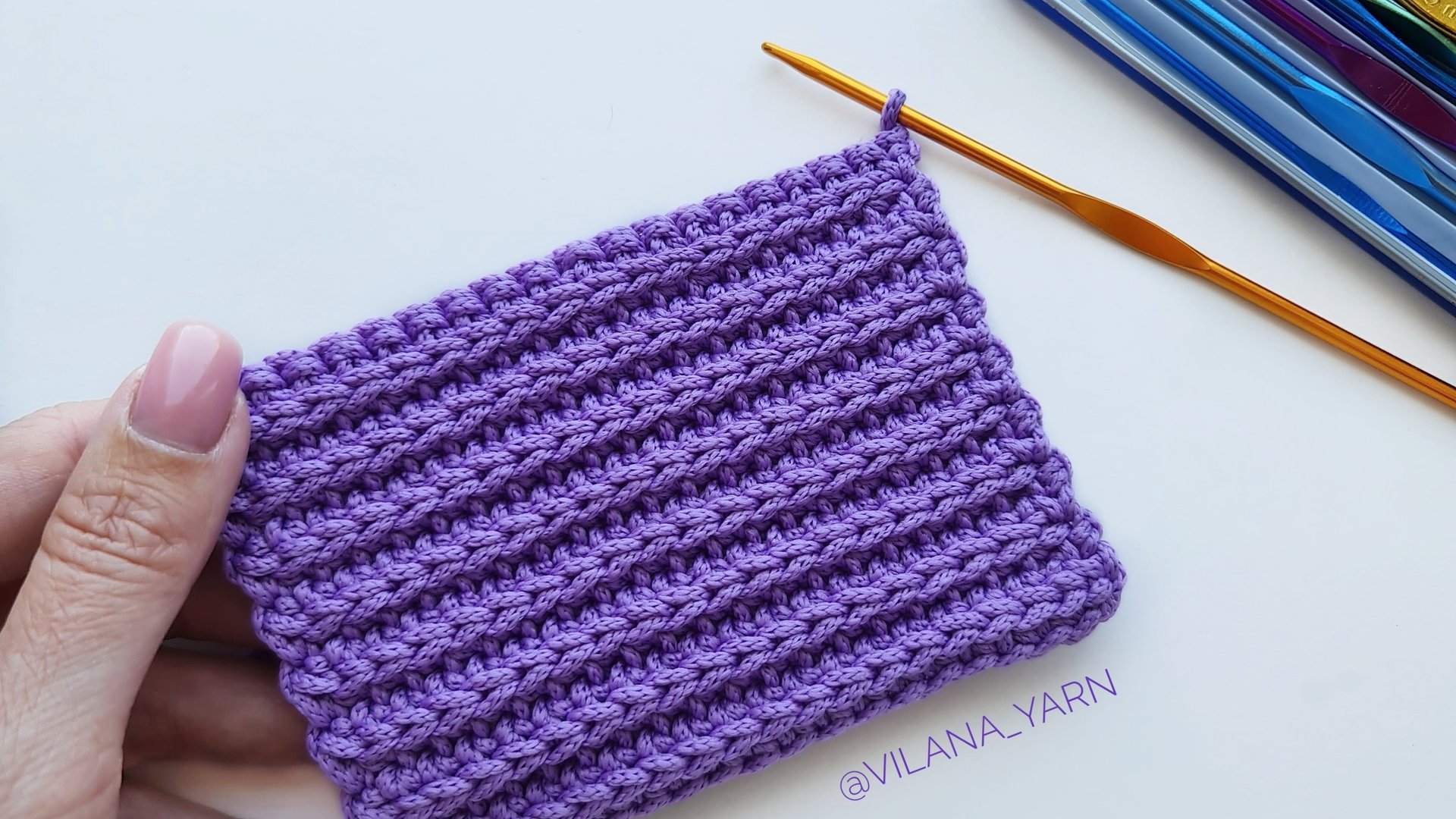 Красивый узор крючком