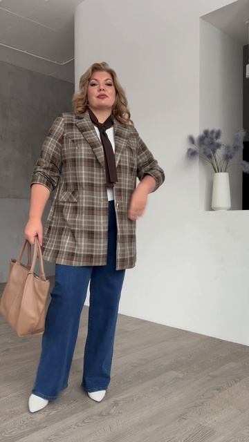 Жакет «клетка» смотреть онлайн