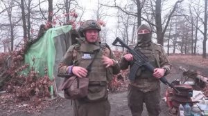 Передовой бой российской армии на линии фронта в Белогоровке