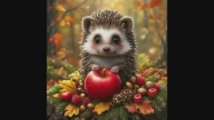 Шуточная песенка"Маленький ежик четвероножек"