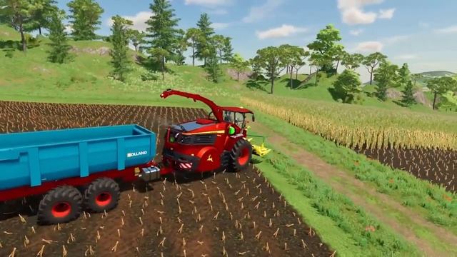 HARVESTING AND LOAD OLIVE WITH FENDT TRACTORS Farming Simulator 22 смотреть онлайн