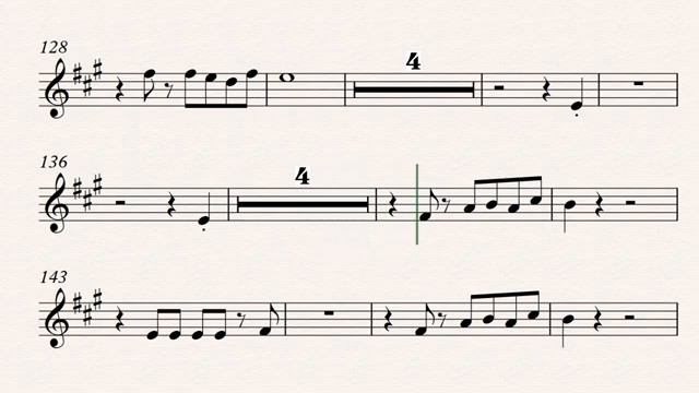 VST Medley Alto Saxophone Play along Sheet Music_270p_360p смотреть онлайн