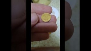 Чистка  советских монет из алюминиевой бронзы.