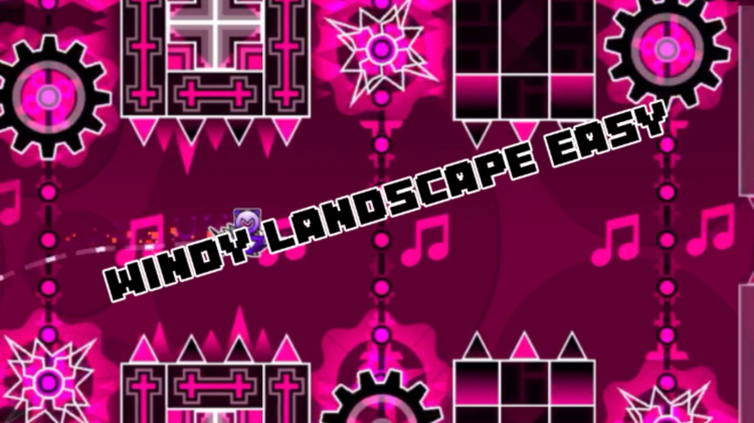 Windy landscape easy|Geometry dash| смотреть онлайн