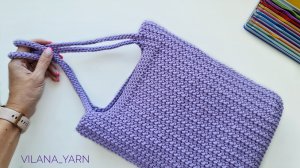 Сумка вязаная крючком.