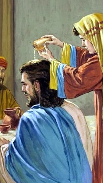 кто помазал Иисуса?