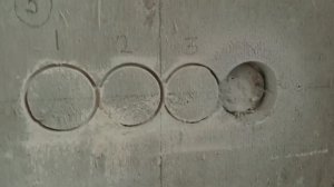 Как высверлить подрозетники в бетонной стене.