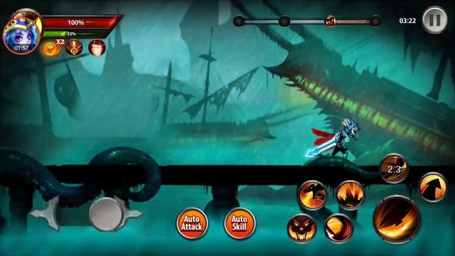 Kill big boss Shido vs hydra - sitickman legends смотреть онлайн