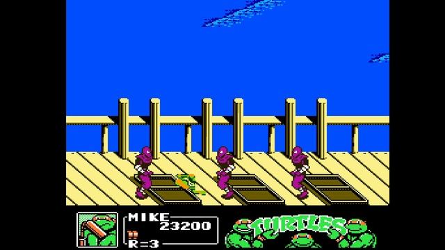 NES TURTLES 3 Manhattan Project GAME OS на пк