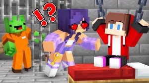 МАЙНКРАФТ Побег из тюрьмы Афмау! - Майнкрафт анимация. Приключение Джей Джей и Майки.