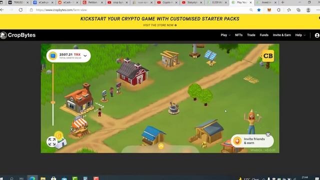 Crop Bytes Update My Strategy Play & Earn TRX смотреть онлайн
