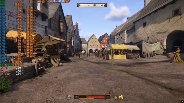 Kingdom Come Deliverance II CPU Benchmark PCGH 9800X3D @ 5.72 смотреть онлайн