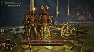 28. прохождение Elden ring, босс - два рыцаря горнила