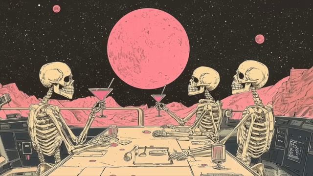 Galactic Skeleton Funk 👽 Retro Funk To Vibe⧸chill⧸party To
