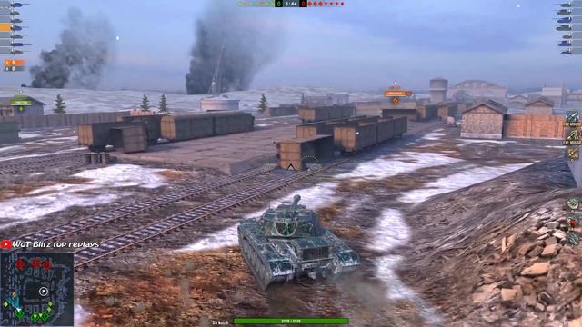 Tiger I Baron • T110E4 • WoT Blitz *SR смотреть онлайн