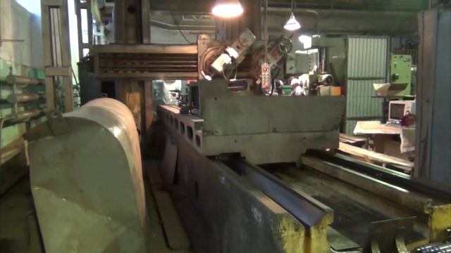 Шлифовка станины токарного станка. смотреть онлайн