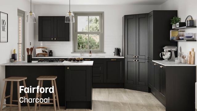Howdens Fairford Shaker Kitchen Range смотреть онлайн