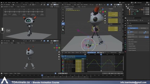 Walk Cycle (Robot) смотреть онлайн