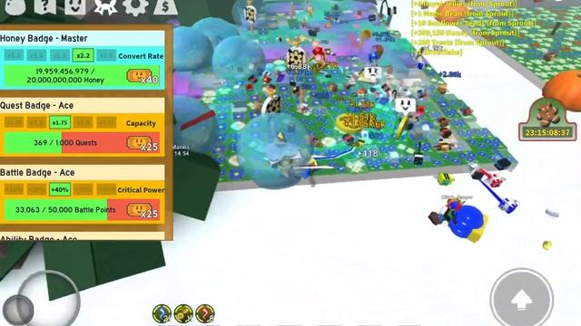 GETTING DIAMOND EGG FROM SPROUT! (Bee Swarm Simulator) смотреть онлайн