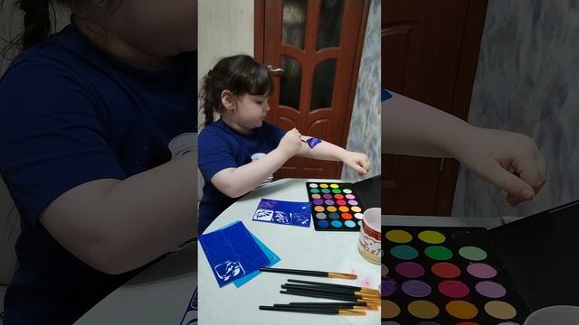 Рисую аквагримом #аквагрим