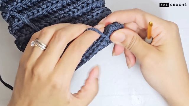 NOVA Bolsa de Crochê FÁCIL e Econômica | Passo a passo смотреть онлайн