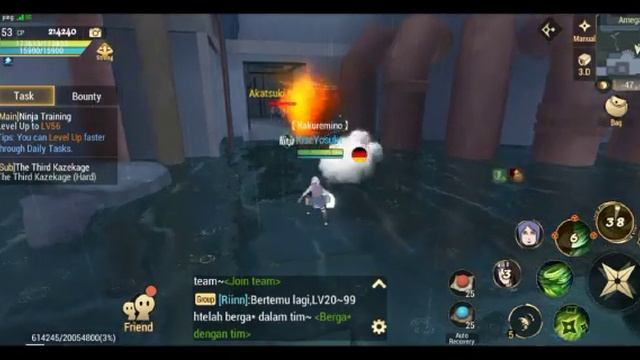 SKILL SHOWCASE WITH 3 PARTNERS!!! NARUTO SLUGFEST ANDROID смотреть онлайн