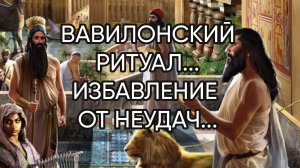 ВАВИЛОНСКИЙ РИТУАЛ...ИЗБАВЛЕНИЕ ОТ НЕУДАЧ...ДЛЯ ВСЕХ...