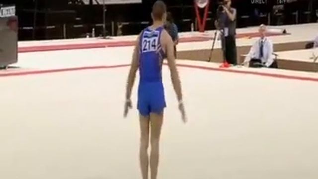 Cristian BATAGA (ROU) FX Team Final - EC Montpellier 2012 смотреть онлайн