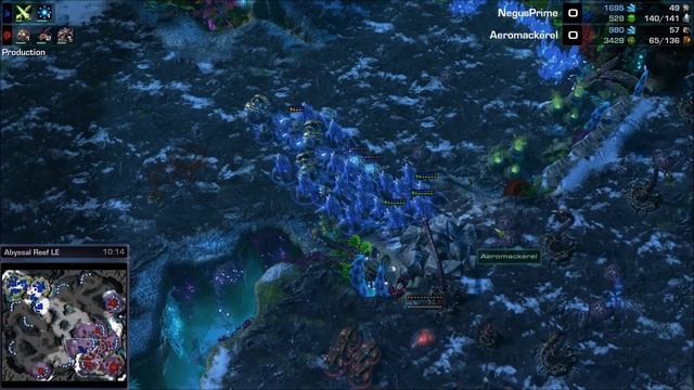 SC2 - Into the Void 2017 - Aeromackerel (Z) v NegusPrime (P) on Abyssal Reef смотреть онлайн