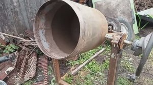 БЕТОНОМЕШАЛКА ИЗ ХЛАМА СВОИМИ РУКАМИ (краткий обзор часть 1)