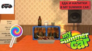 ГАЙД: Вся Еда и Напитки в My Summer Car!