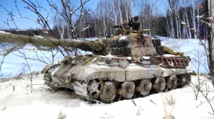 King Tiger 1/35 Зимняя диорама