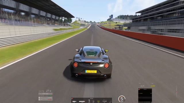 New hotlap PR AC Red Bull Ring Alfa Romeo 4C 1m50.668s смотреть онлайн