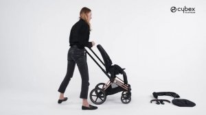 Как снять набор чехлов с коляски PRIAM CYBEX