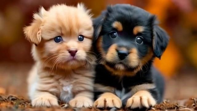 Котенок и щенок смотреть онлайн