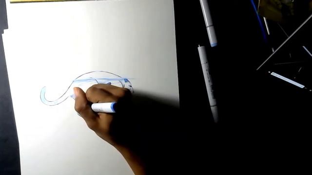 Drawing With Matt: Blue Leopard (markers) смотреть онлайн