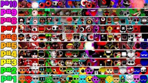 Все новые настоящие фазы 1–10 в Incredibox Sprunki Together — персонажи «все в одном»