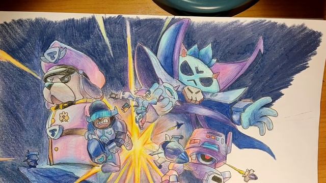 Parte final del dibujo de la pantalla de carga de BS смотреть онлайн