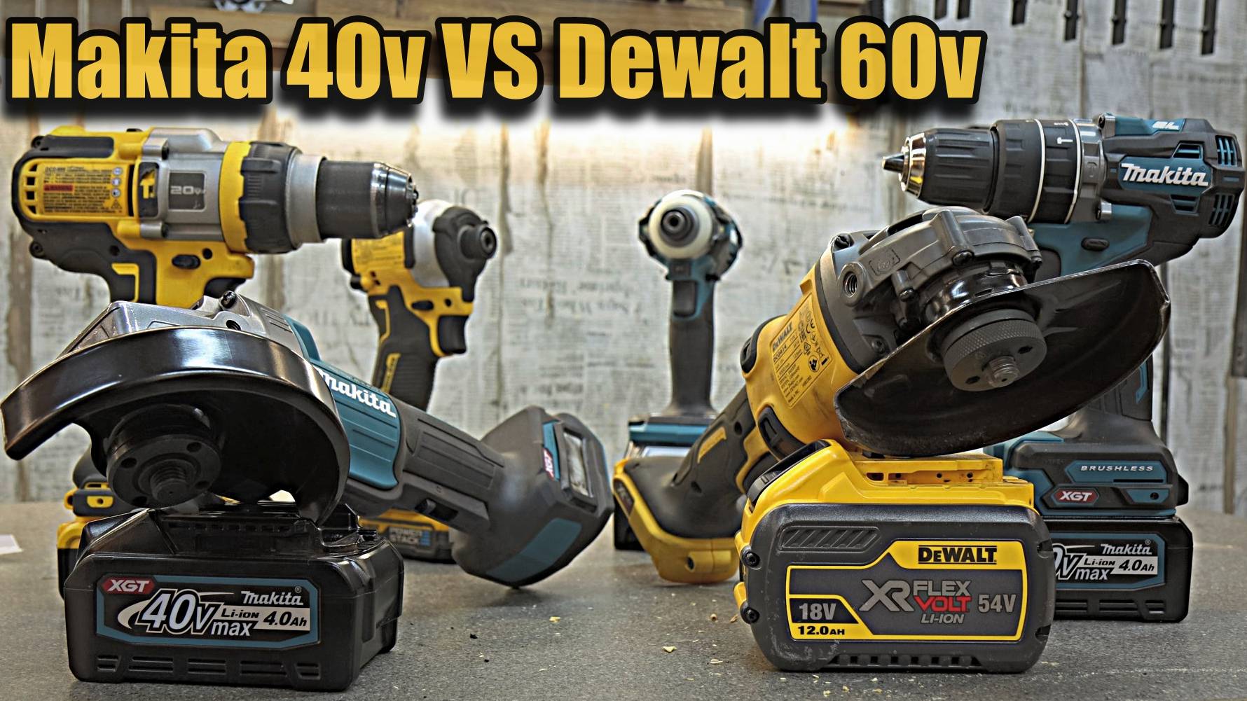 Что круче Makita 40 вольт или Dewalt 60 вольт!? смотреть онлайн