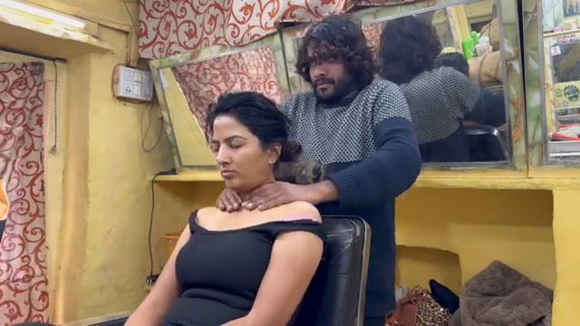 Back Massage With Hot Oil Cosmic JUNIOR BABA SEN. АСМР смотреть онлайн