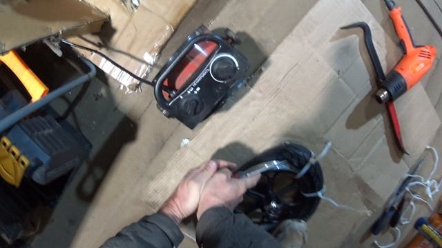 Как установить литую покрышку на электросамокат, скутер 12