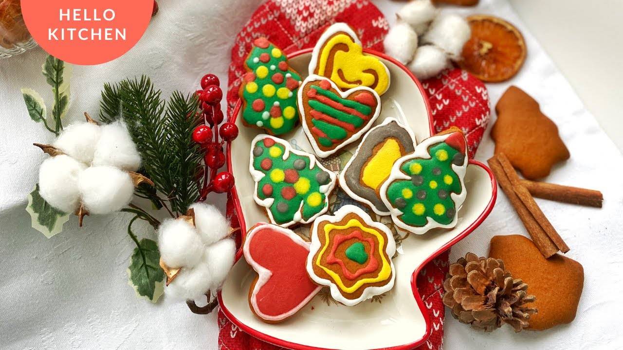 Имбирные Пряники Рецепт | Глазурь для пряников Айсинг | Выпечка смотреть онлайн