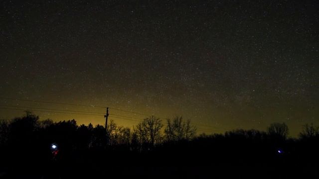 Milky Way timelapse, North America + Pelican, Rosette nebulae from Szabadszállás смотреть онлайн