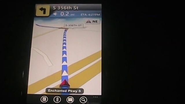 TeleNav GPS Navigator on Windows Phone 7 смотреть онлайн