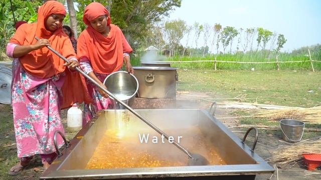 60 KG Expensive & Beautiful Spotted Scat Fish Cooking in Village - River Payra Fish Recipe смотреть онлайн