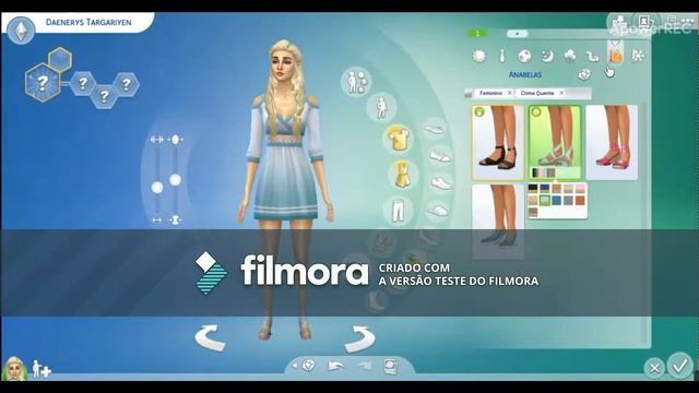 The Sims 4 Create a sim Daenerys Targaryen смотреть онлайн