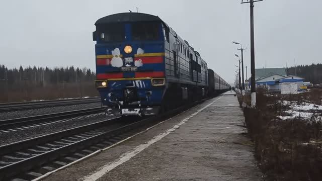 Котлас-Узловой и пересечение Северной Двины смотреть онлайн