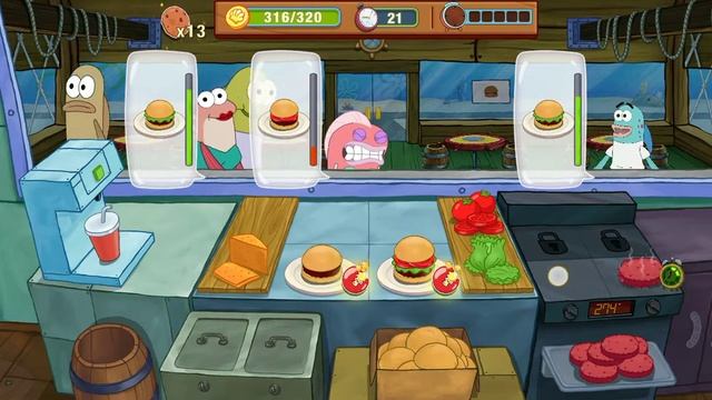 SPONGEBOB: Krusty Cook-off | Level 12 | Part 2 - The Krusty Krab