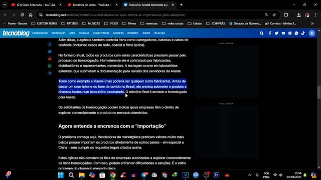 A HOMOLOGAÇÃO NO ALIEXPRESS É FAKE? ENTENDA! смотреть онлайн